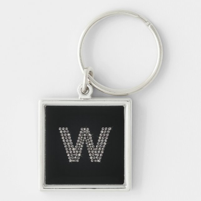 bling - W Key Ring (Front)
