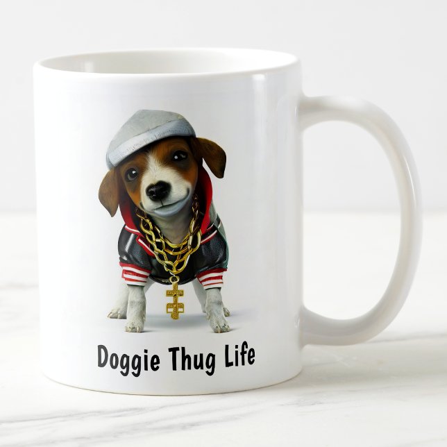 Blinged-Out Jack Russell Terrier Coffee Mug (Creator Uploaded)