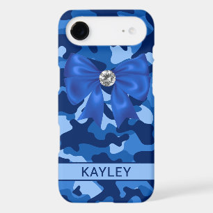 Blingy Blue Camouflage Personalised