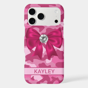 Blingy Pink Camouflage Personalized