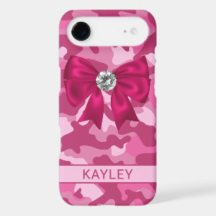 Blingy Pink Camouflage Personalized