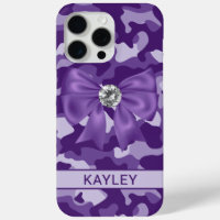 Blingy Purple Camouflage Personalised