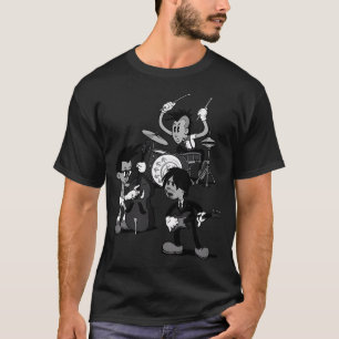 Blink 1932 Punk Band In 1930S Rubber Hose Style Cu T-Shirt