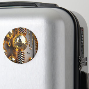 Blink! Beautiful chaos jewellery in gold  Magnet