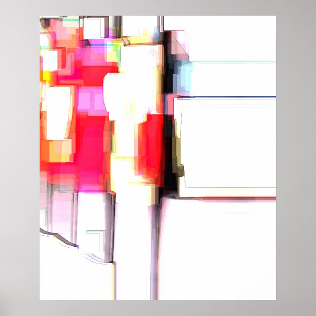 "Blink" Digital Abstract Poster (Front)