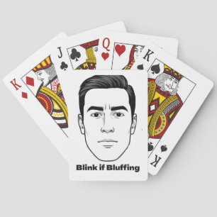Blink if Bluffing Playing Cards