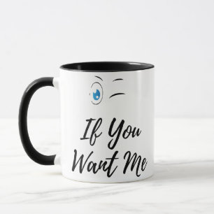 Blink if you want me funny men's mug