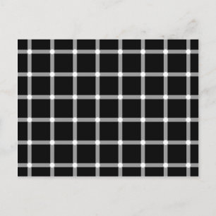 Blinking Dots - Optical Illusion Postcard