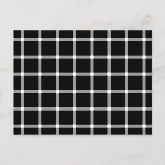 Blinking Dots - Optical Illusion Postcard