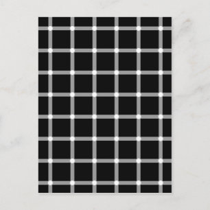 Blinking Dots - Optical Illusion Postcard