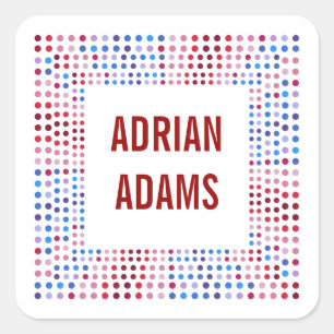 Blinking Lights Book Label / Gift Tag Sticker