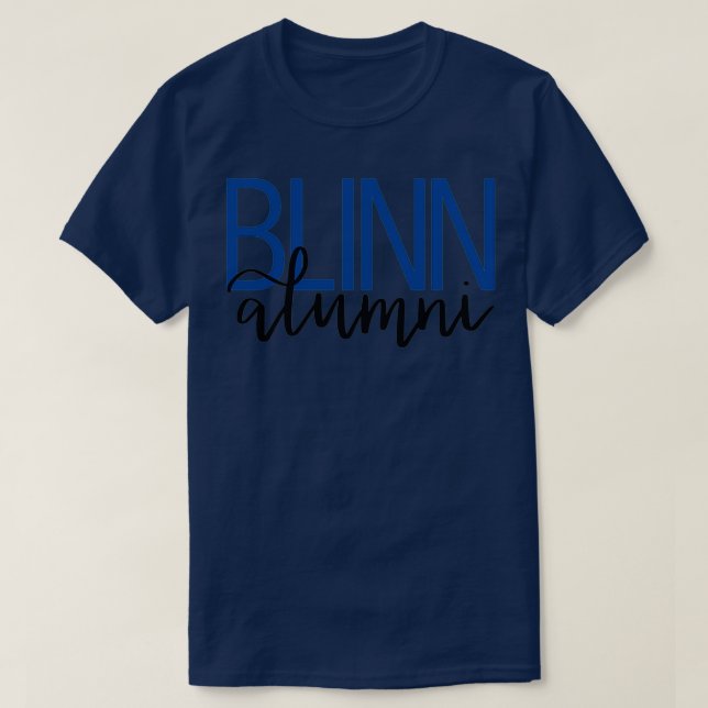 Blinn Alumni Blue T-Shirt (Design Front)