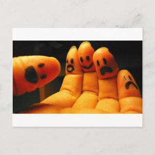 Bliss:Awe:Delight:Fear:Sorrow Postcard