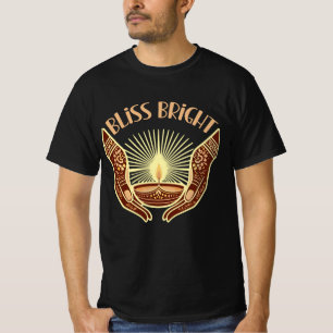 Bliss Bright   Positive Energy Motivational Quote  T-Shirt