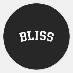 Bliss  classic round sticker