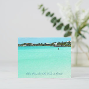 BLISS IN THE TURKS & CAICOS POSTCARD