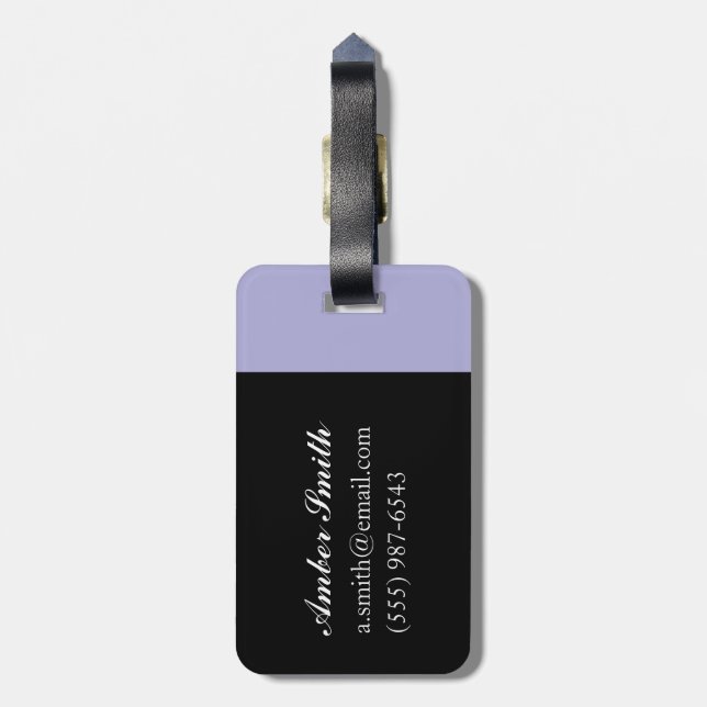 Bliss Luggage Tag (Back Vertical)