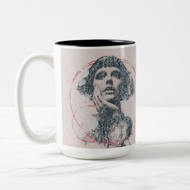 Bliss Two-Tone Coffee Mug (Left)