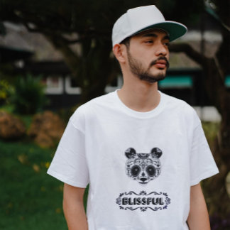 BLISSFUL 3d text design  T-Shirt