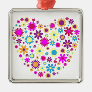 Blissful Blossoms Metal Tree Decoration