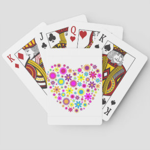 Blissful Blossoms Playing Cards