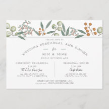 Blissful Bounty Botanical Wedding Rehearsal