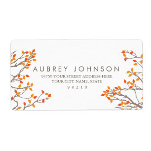 Blissful Branches Address Labels