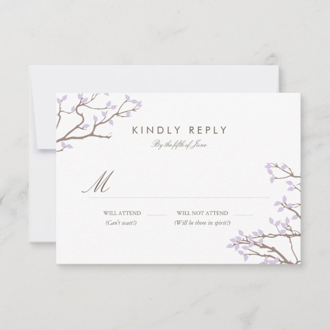 Blissful Branches RSVP (Front)