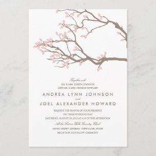 Blissful Branches Wedding Invitation