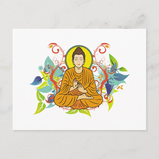 Blissful Buddha Postcard (Front)