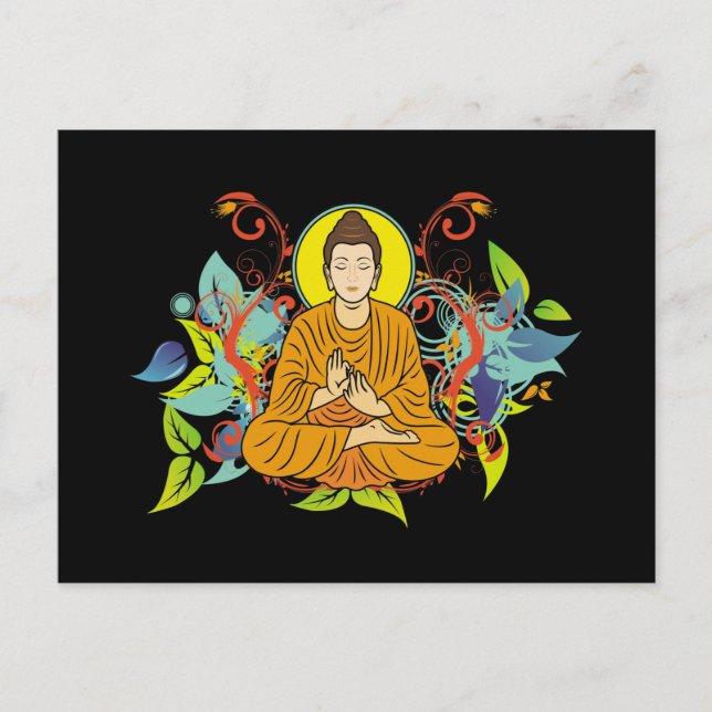 Blissful Buddha Postcard (Front)