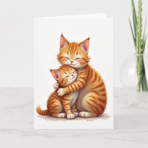Blissful Cats Mothers Day Card
