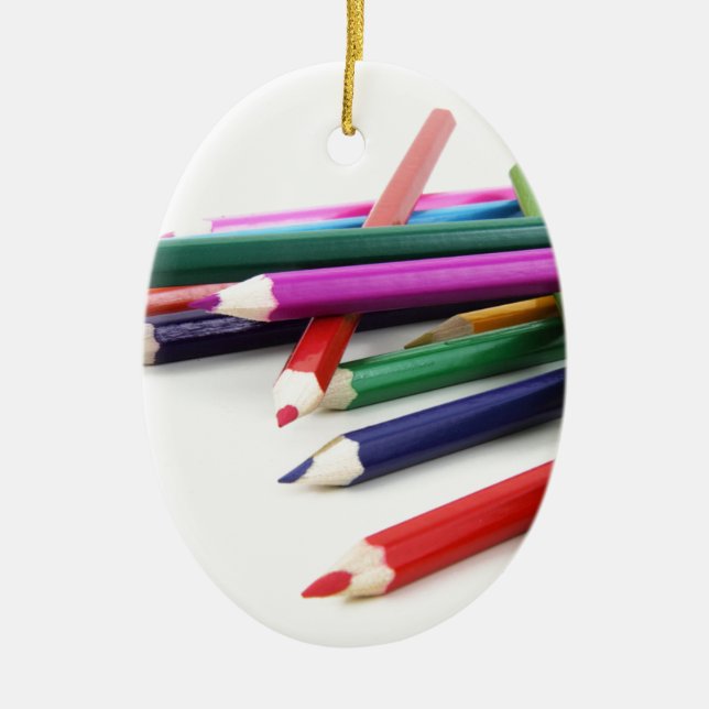 Blissful Colours Ceramic Tree Decoration (Front)