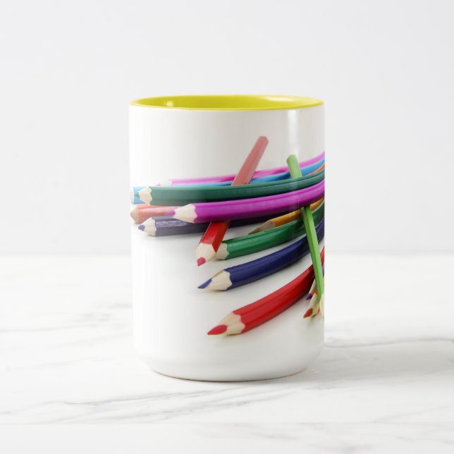 Blissful Colours Two-Tone Coffee Mug (Center)