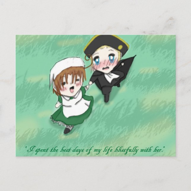 Blissful Days Postcard (Front)