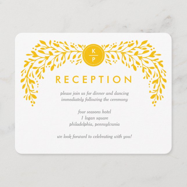Blissful Laurel EDITABLE COLOR Enclosure Card (Front)