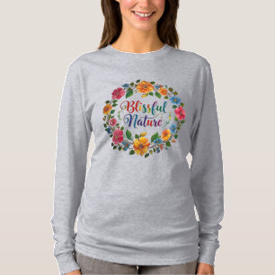 Blissful Nature design- by Maaya Prints, Women T-Shirt