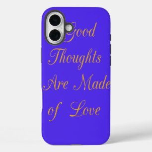 Blissful Reflections: Good Thoughts of Love iPhone 16 Plus Case