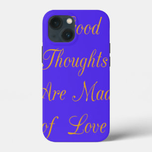 Blissful Reflections: Good Thoughts of Love iPhone 13 Mini Case
