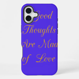 Blissful Reflections: Good Thoughts of Love iPhone 16 Plus Case