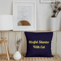 Blissful Slumber With Cat Personalised Pet Dreams