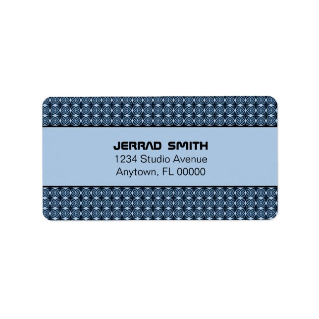 Blissfully Chic Address Labels (Front)