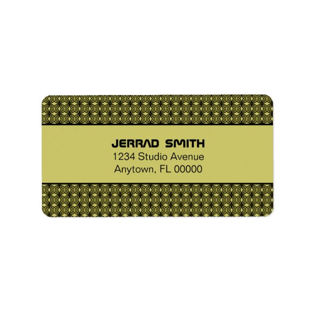 Blissfully Chic Address Labels (Front)