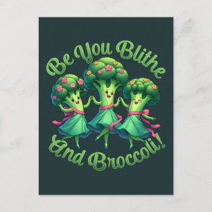 Blithe And Broccoli Postcard