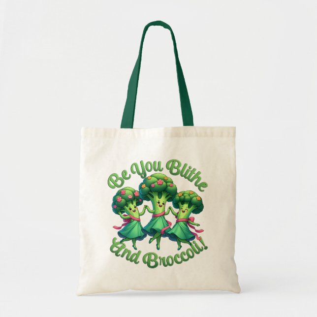 Blithe And Broccoli Tote Bag (Front)