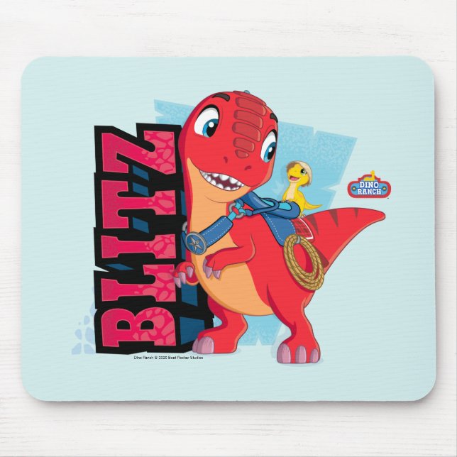 Blitz | Dino Ranch Mouse Pad (Front)