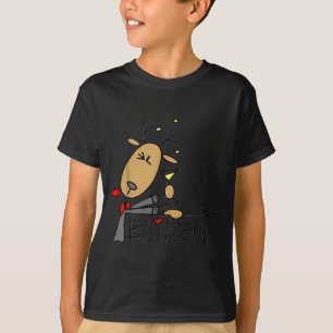 Blitzen Christmas Funny Reindeer  T-Shirt