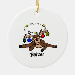 Blitzen/ Donner Ornament