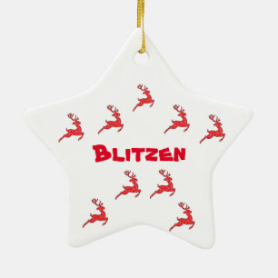  Blitzen - Ornament (The Reindeers)