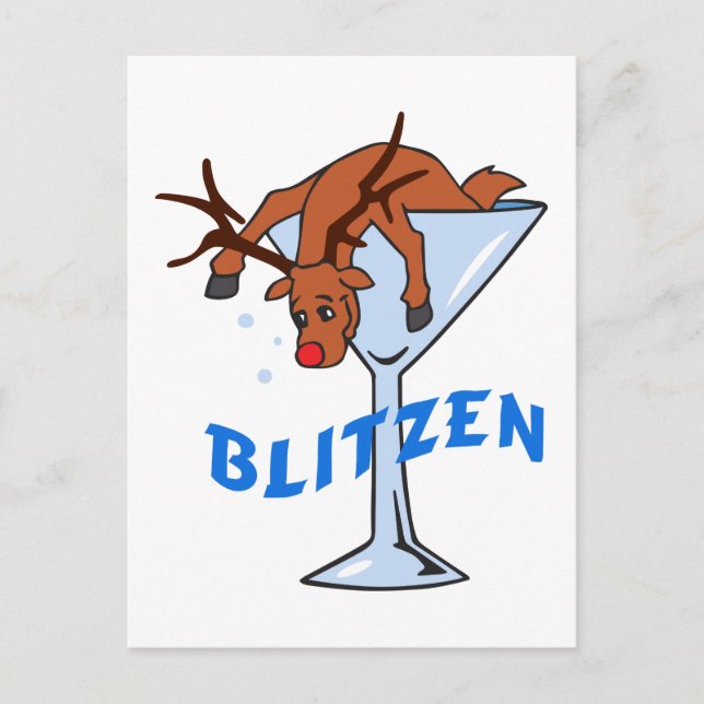 Blitzen Postcard (Front)